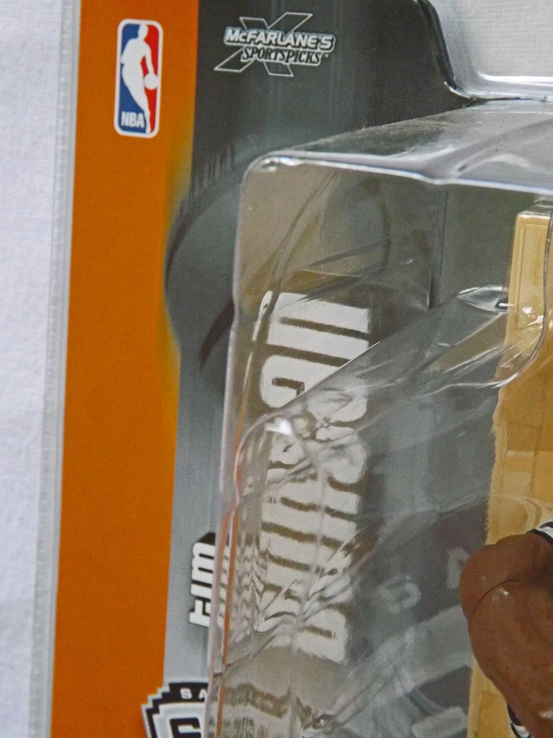 Tim Duncan #21 San Antonio Spurs McFarlane NBA Series 6 White Uniform Six Inch Action Figure