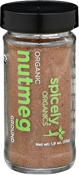 Spicely Organic Jar Nutmeg Ground, 1.9 OZ