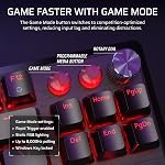 CORSAIR K70 PRO TKL RGB Tenkeyless Wired Gaming Mechanical Keyboard – Adjustable MGX HYPERDRIVE Switches Pre-Lubricated Hall Effect, Simultaneous SOCD and Fast Trigger, Double-Shot ABS, QWERTY NA – Black
