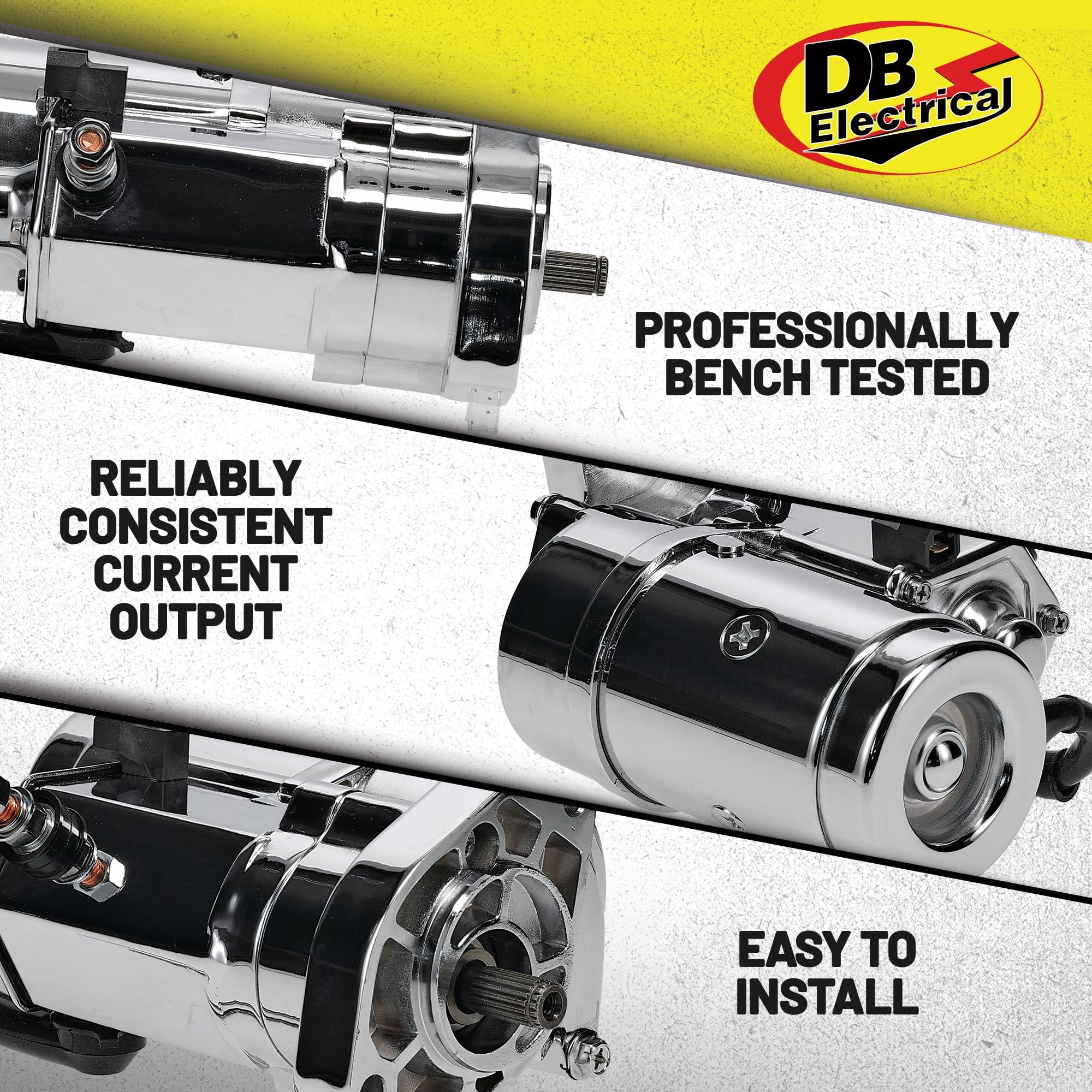 K&Sハイパワースターター Amazon.com: DB Electrical 410-22073 Chrome 2.4KW Starter