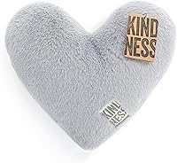 Vista 5 de DEMDACO Sharing Kindness - Almohada con peso de poliéster de felpa de 11.5 x 10 pulgadas, color arena