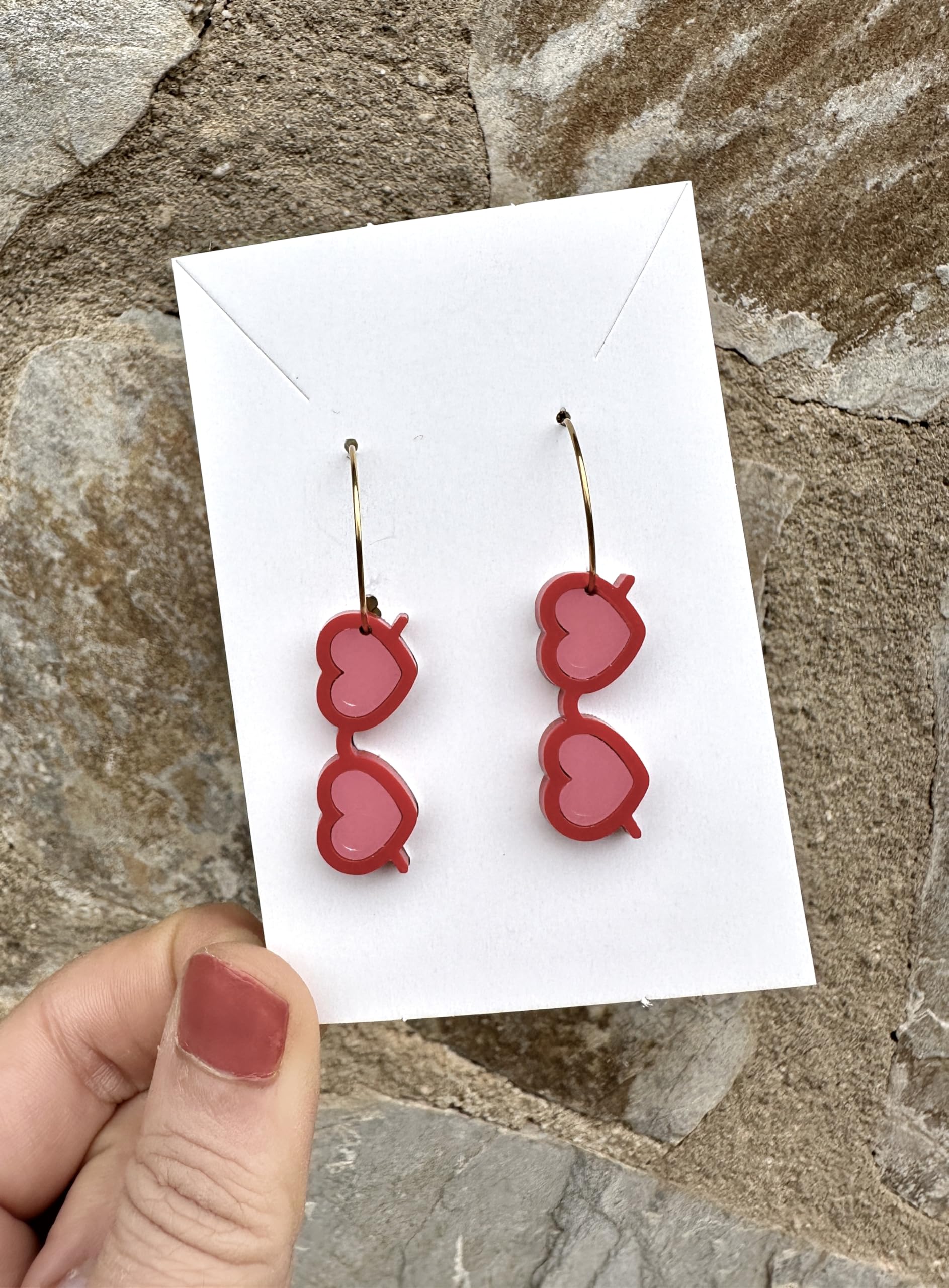Soul | Pendientes Lolita Divertidos Mujer de Acero y Metacrilato Regalo