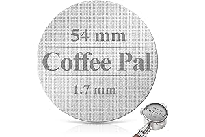 Puck Screen 54mm: Finest 1.7mm Thickness, 150μm Mesh for Perfect Espresso