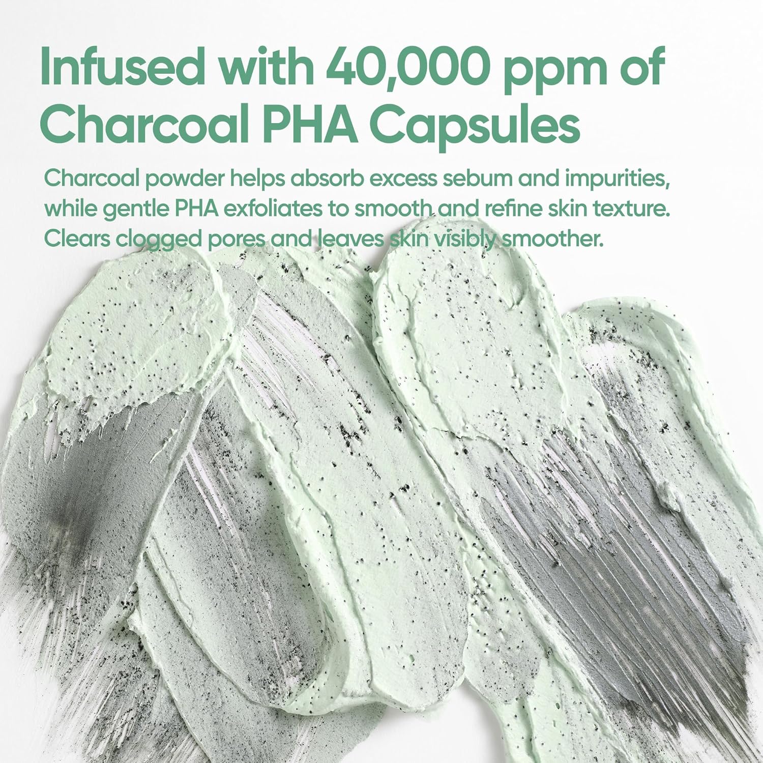 BANILA CO Clean It Zero Charcoal Capsule Pore Polish Mask | Gentle Exfoliating Facial Polish with Charcoal PHA Capsules & Green Clay | Korean Skincare for Oily & Sensitive Skin (100g / 3.53 oz) - Image 5