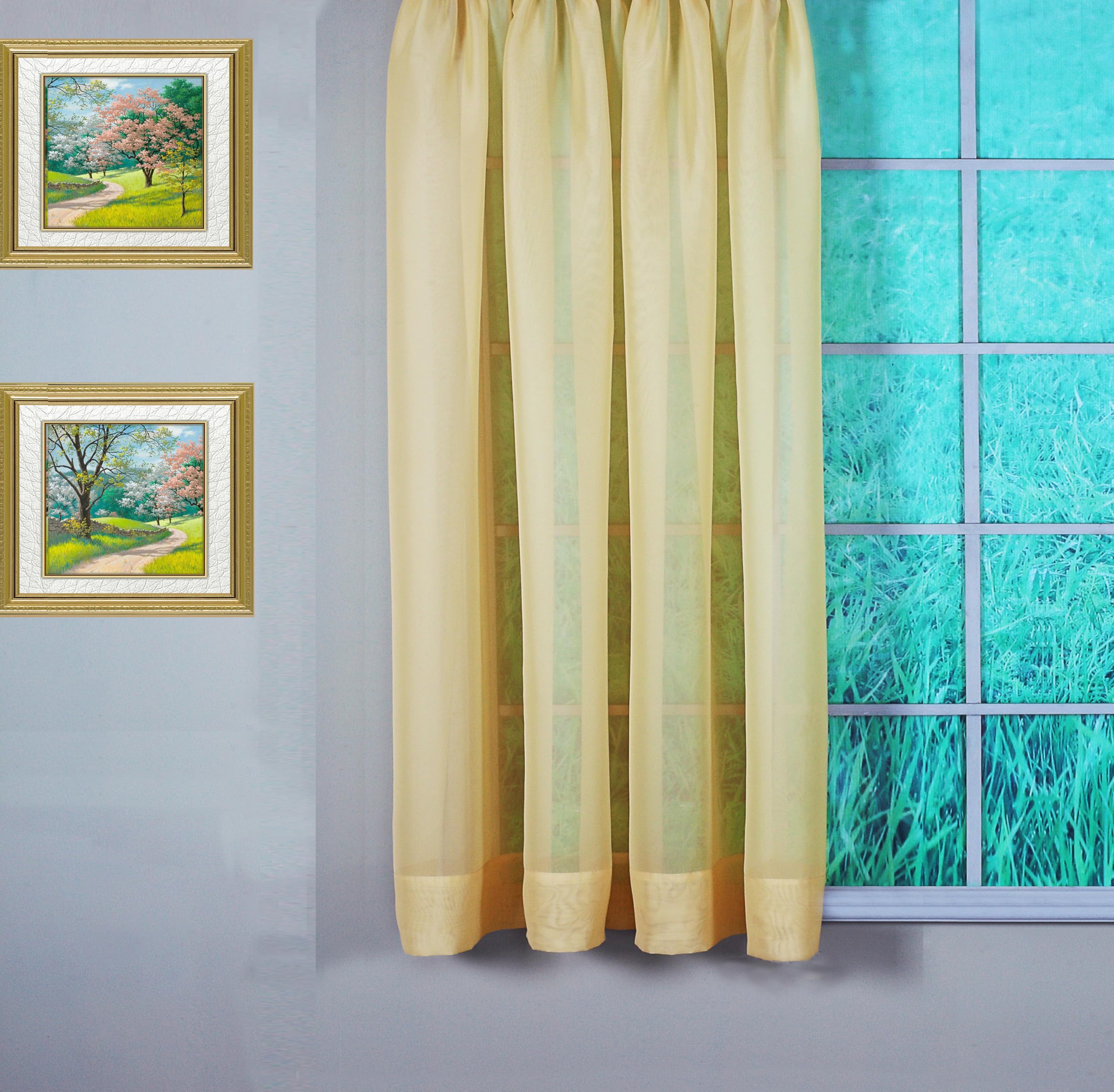 Today's Curtain Emelia Original Voile Panel 45"