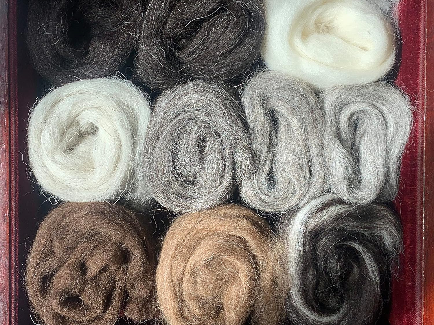 heidifeathers Natural Mixed Wool - Animal Mix