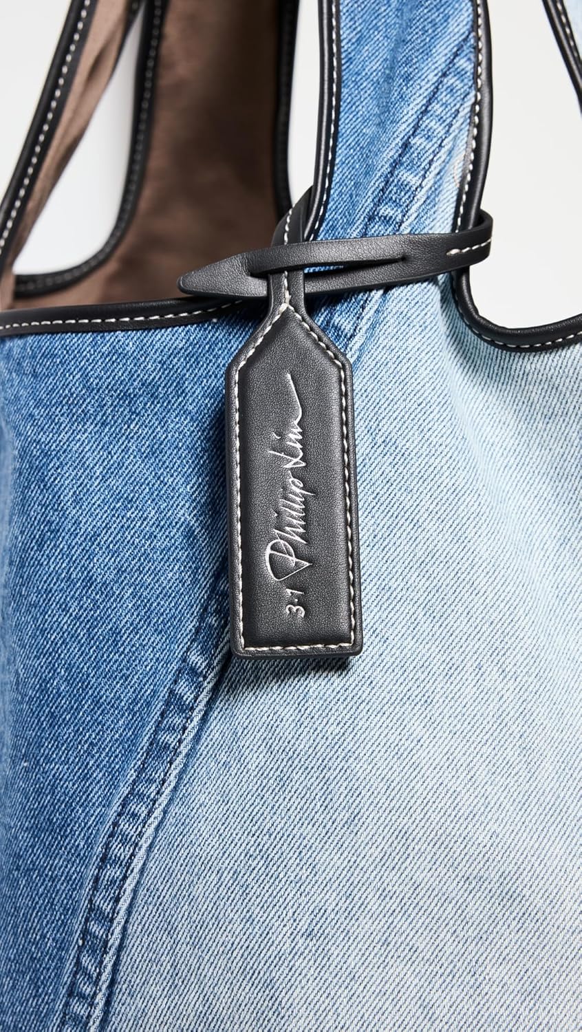 3.1 Phillip Lim Women's Denim Market Tote - Image 5