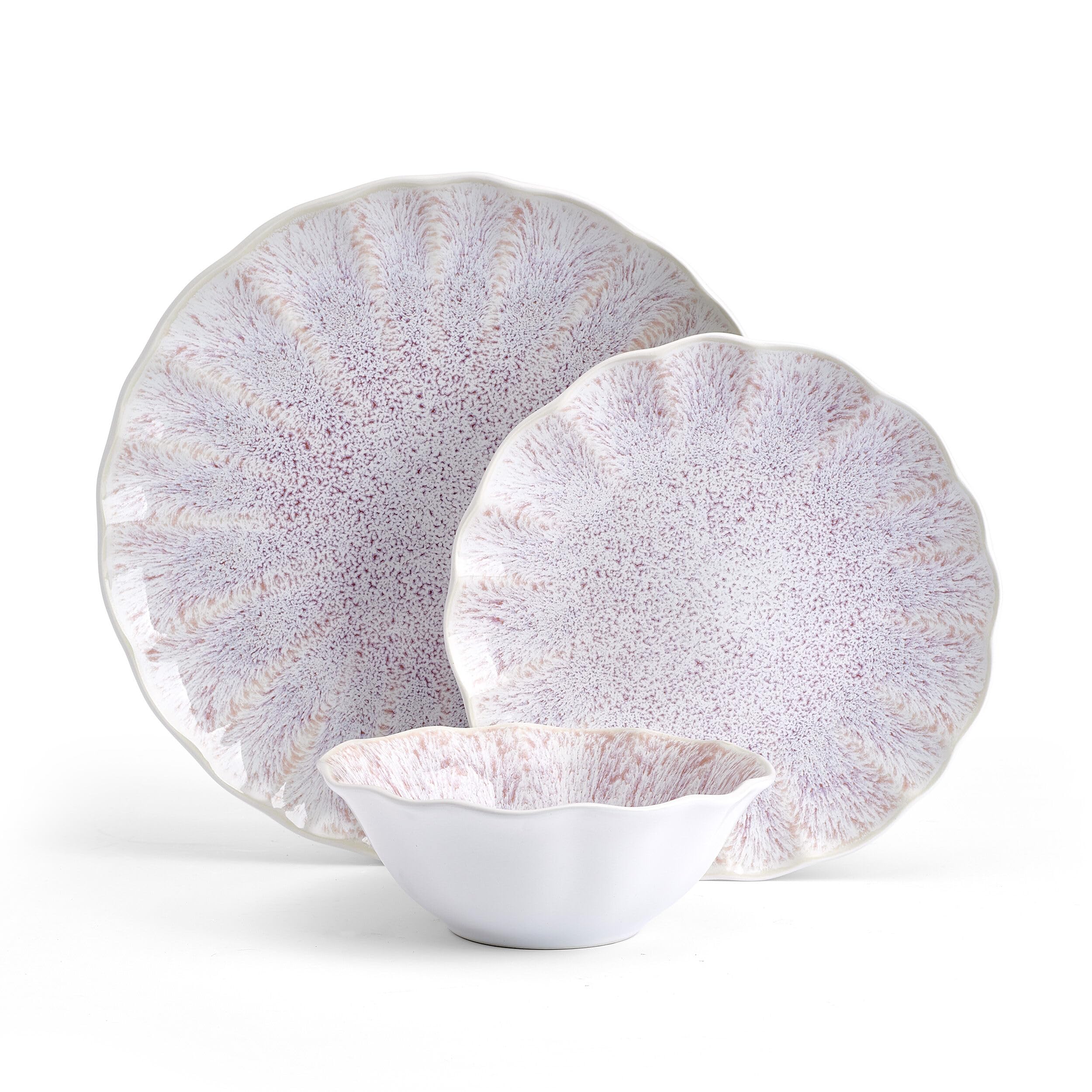 Amazon.com | Mikasa Isla Hand Crafted 12 Piece Plates Bowls