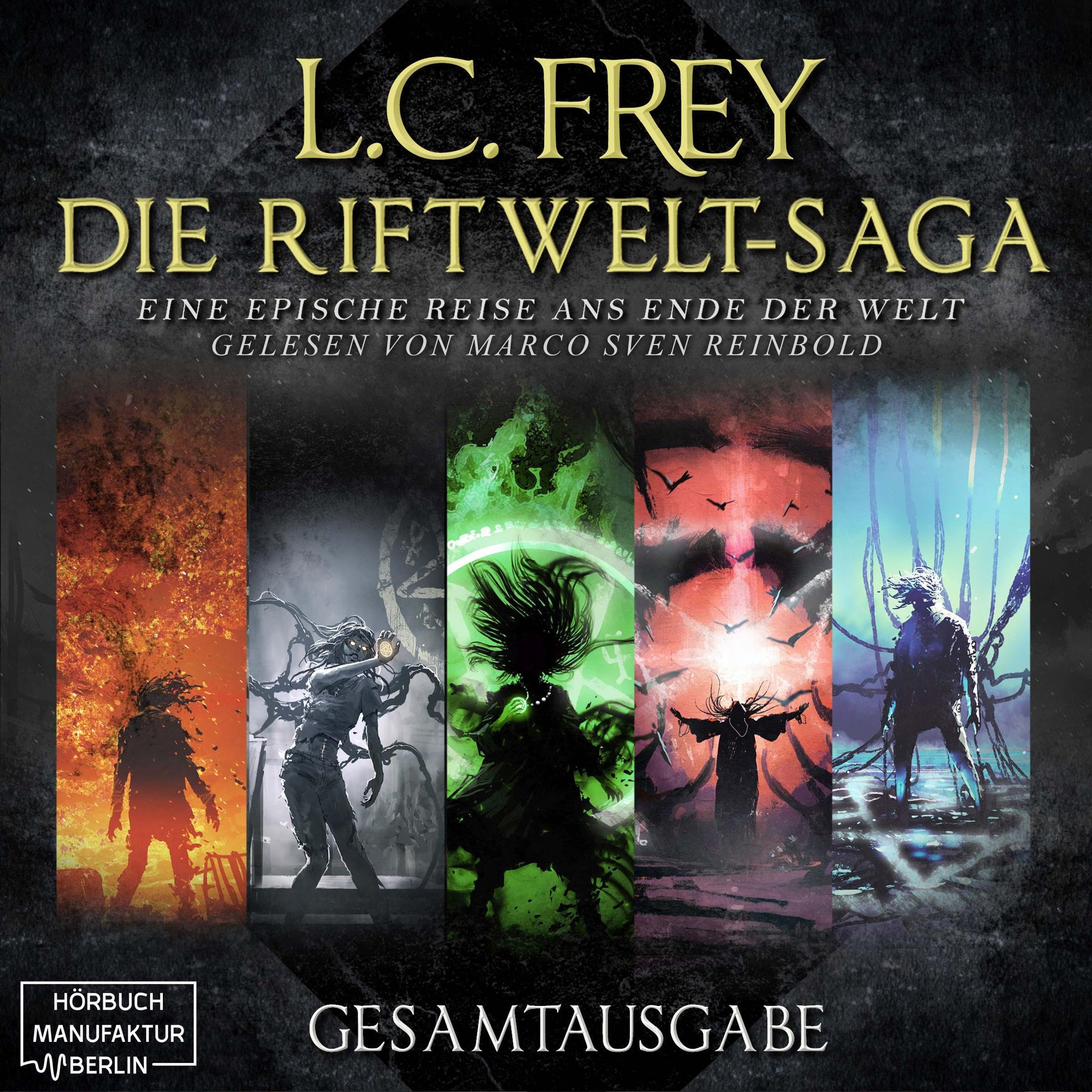 Cover art for Die Riftwelt-Saga - Gesamtausgabe - Ein episches Endzeit-Abenteuer