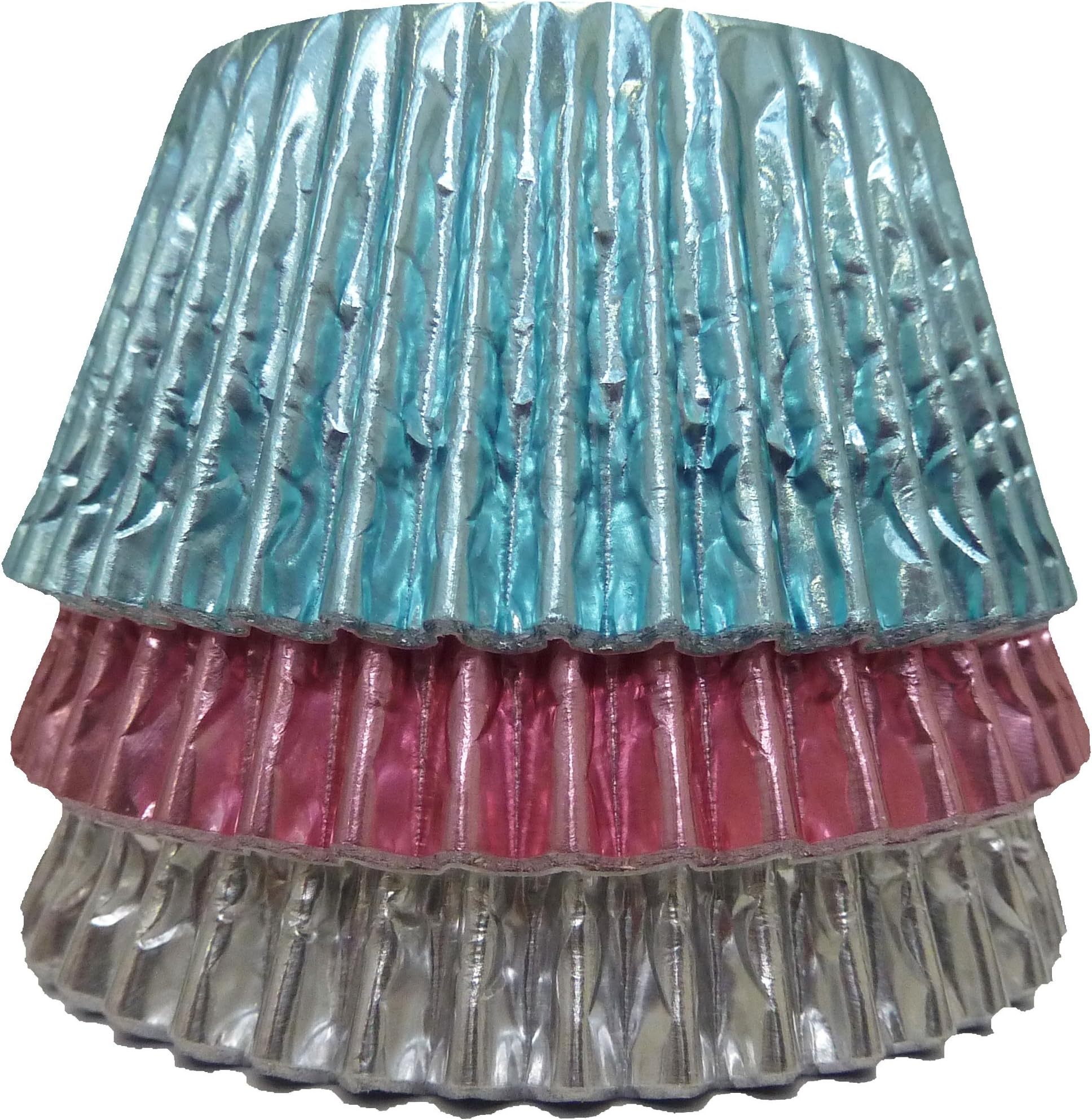 Scrumptious Sprinkles Ice Mix Foil Cupcake Cases x 30, Fabric, Multicoloured, 10x10x7 cm