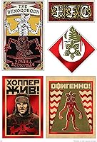 Vista 4 de Netflix Stranger Things: Season 4 Calcomanías para dispositivos con papel de aluminio (paquete de 23)