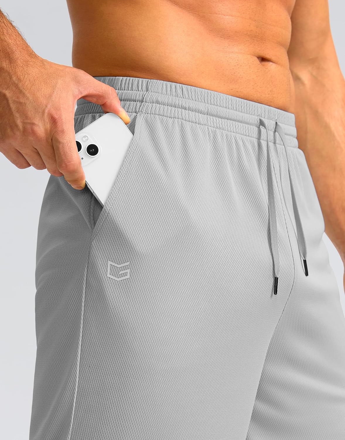G Gradual Men's Athletic Shorts with Pockets 11" Long Basketball Shorts Lightweight Quick Dry Gym Workout Shorts for Men - Image 4