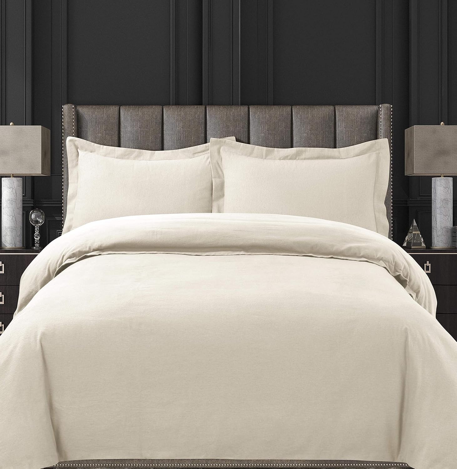 Tribeca Living SNMI170DUVETQU Duvet Covers, Queen, Snowmitten