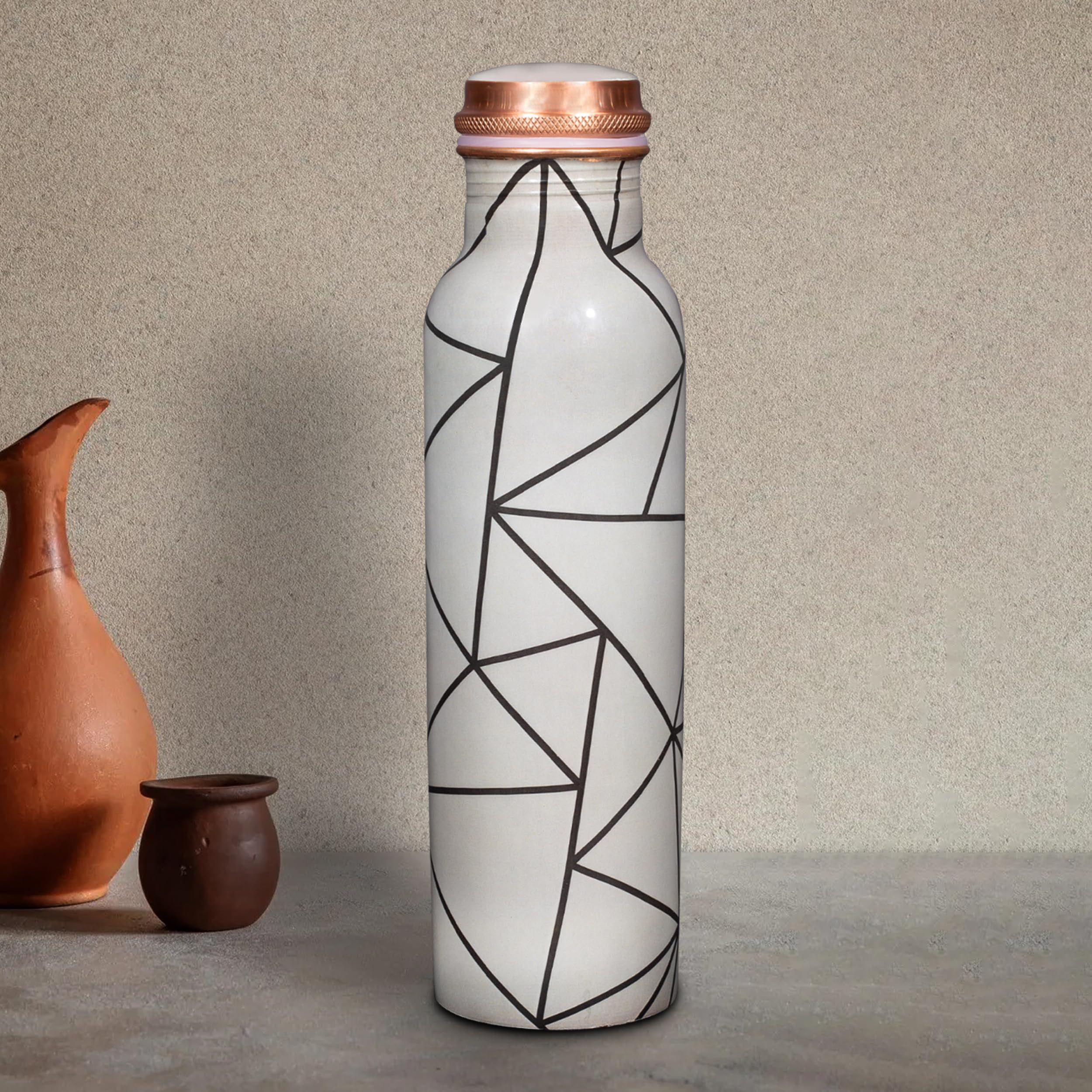 Allo Pure Copper Water Bottle - 1L Leakproof -9