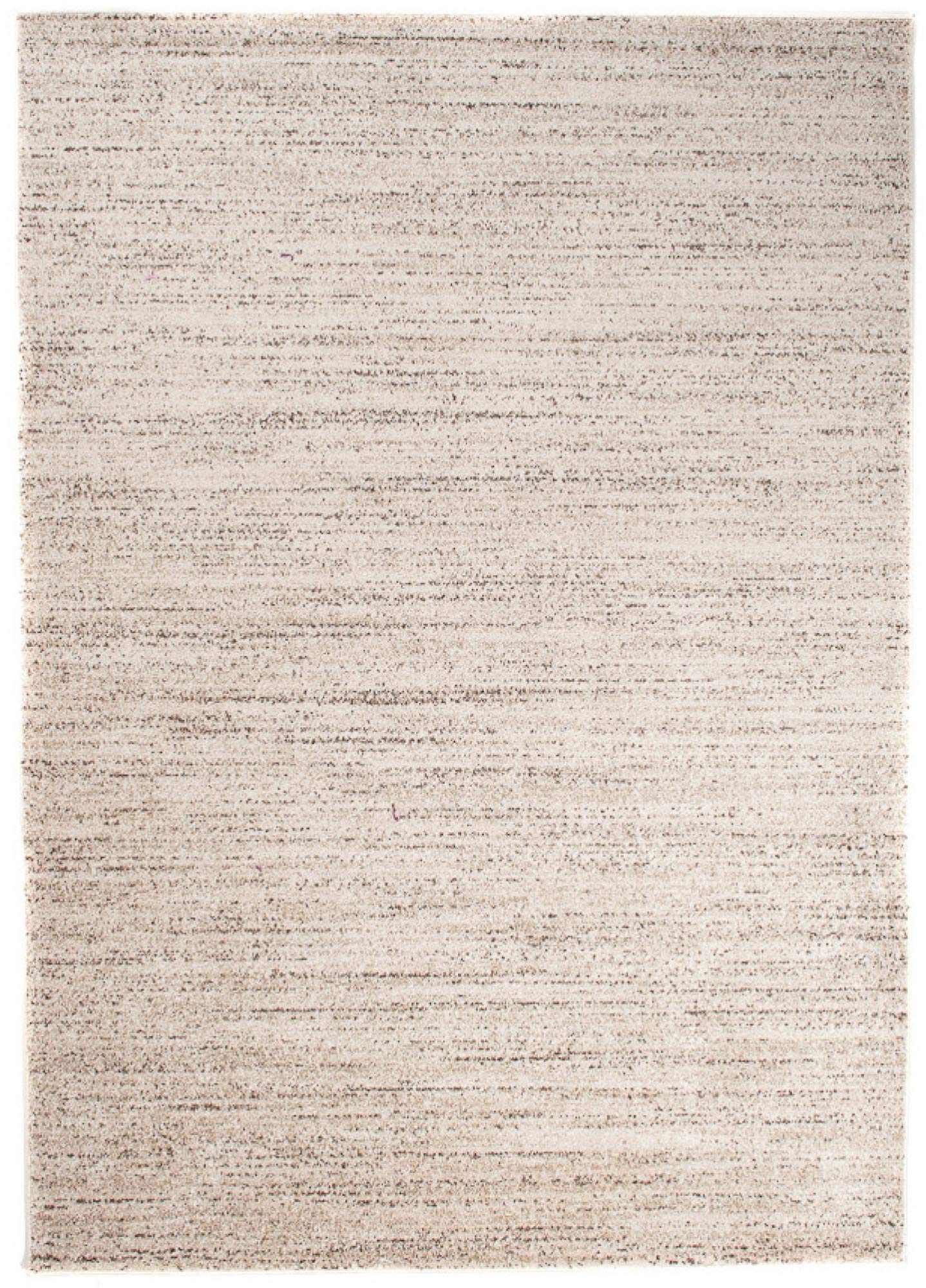TAPISO Dywan Sari z krótkim włosiem, nowoczesny, designerski, beżowy, kremowy, nakrapiany, do salonu, sypialni, Öko-Tex, 190 x 270 cm