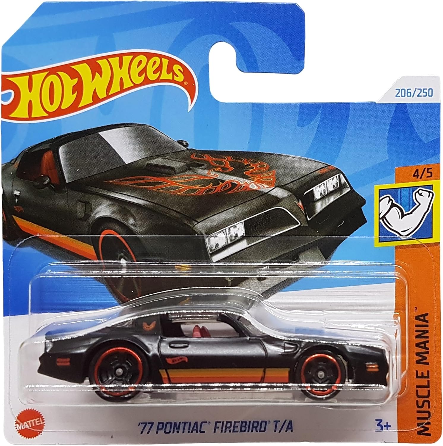 Hot Wheels - ´77 Pontiac Firebird T/A - Muscle Mania 4/5 - HTC60 - Short Card - Pony Car - GM - Mattel 2024-1:64