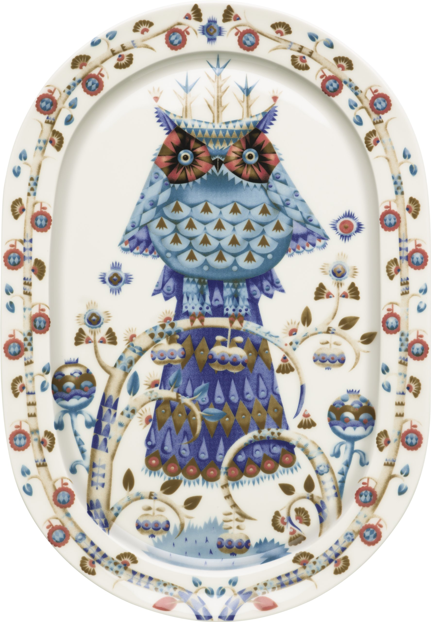 Taika Oval Platter 16" Color: White