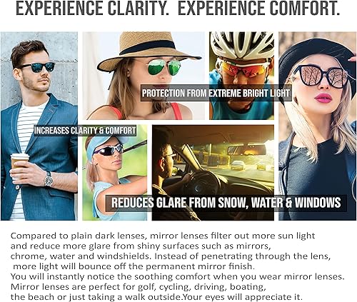 Miniatura 5 de Bikershades Gafas de seguridad para motocicleta con acolchado de espuma para hombres y mujeres, gran cobertura con funda de microfibra grande