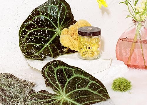 Miniatura 8 de Fur Gotas de baño aceite Fur para hidratar y calmar tu piel en una cápsula de algas marinas disolubles naturales para un baño relajante, con aceite