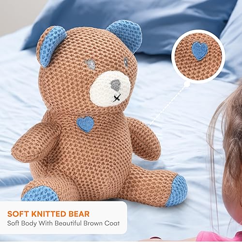 Miniatura 8 de CHILDLIKE BEHAVIOR  Juguete de peluche de dinosaurio de punto verde - Juguete de peluche de dinosaurio suave para dormir para niños - Seguro y fácil