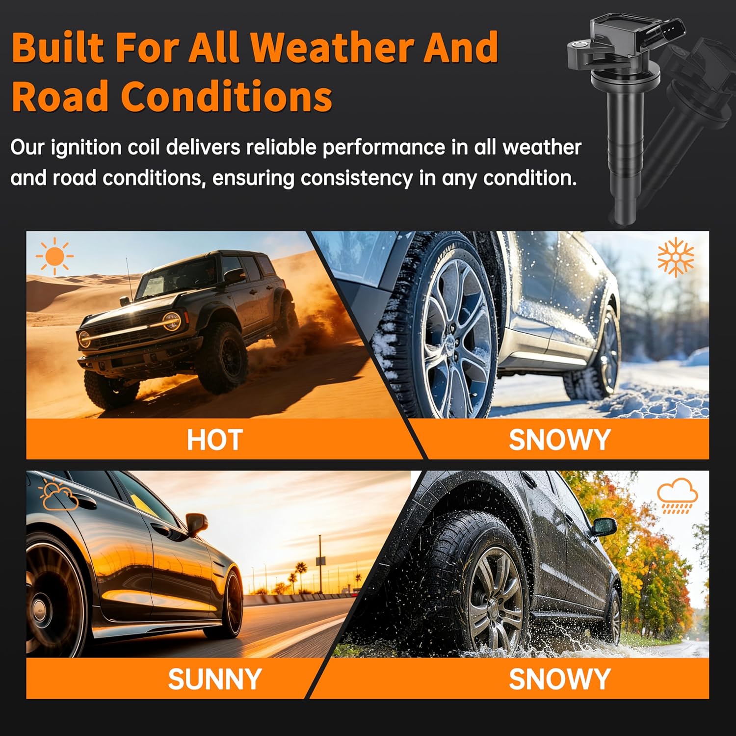 Set of 4 UF247 Ignition Coil Pack & 7090 Iridium Spark Plug Fits Toyota 1999-2008 Corolla, 2003-2008 Matrix & Pontiac Vibe, 2000-2005 Celica & MR2 Spyder, 1999-2002 Chevy Prizm Replaces C1249 5C1074