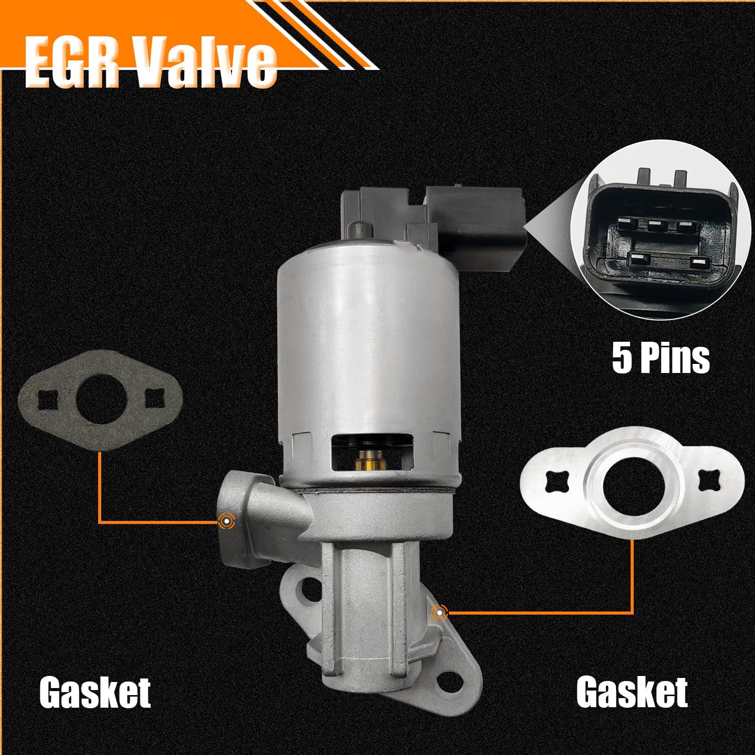 EGR Valve 4861579AC Replacement for 2004 2005 2006 Pacifica V6 3.5L, EGR Valve Exhaust Gas Recirculation Valves Fit for 2004-2006 Pacifica V6 3.5L Replace OE# 4861579AC