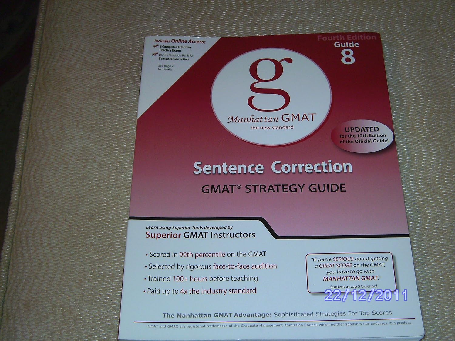 THE COMPLETE GMAT SENTENCE CORRECTION GUIDE visual data 6