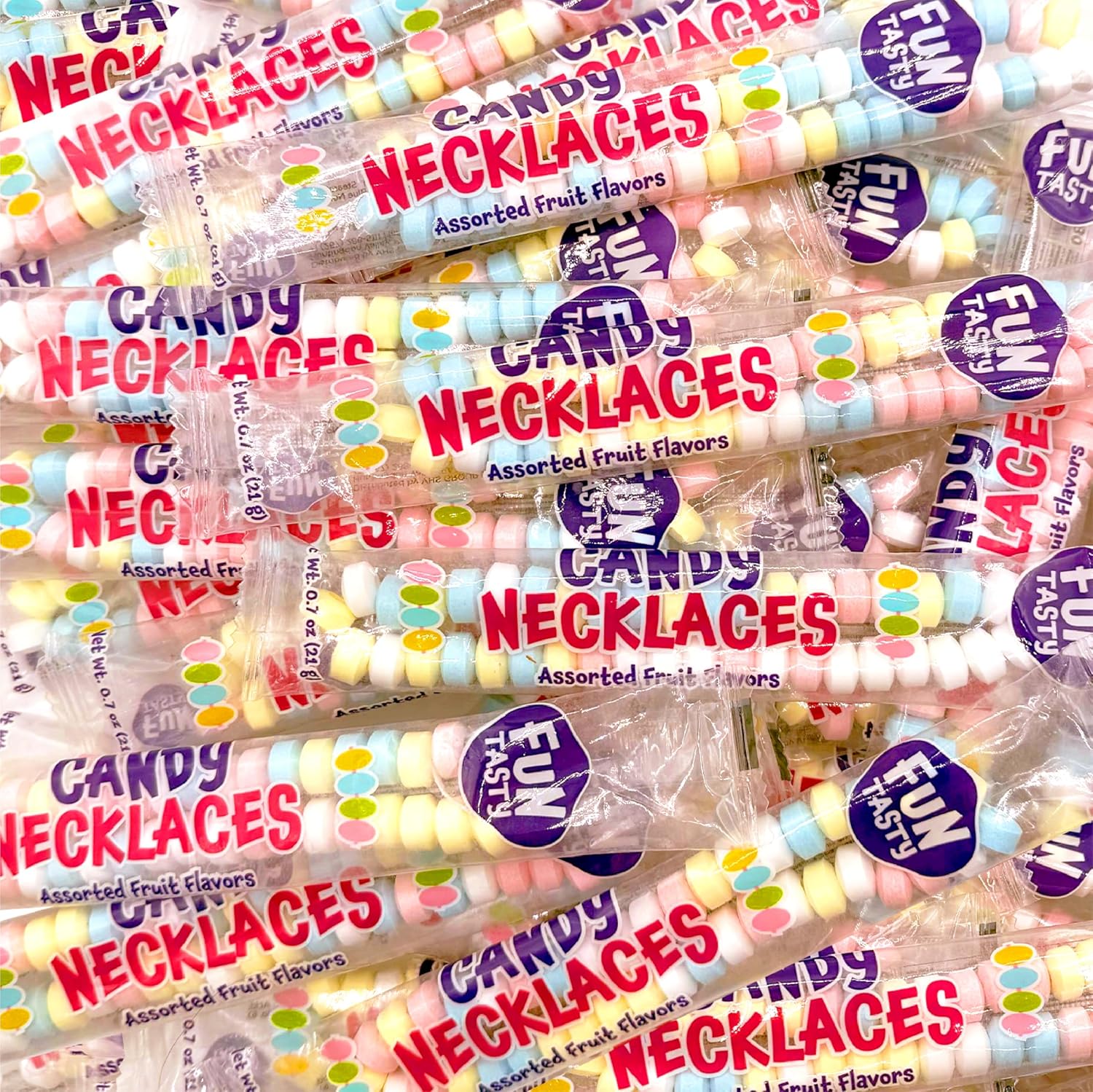 Candy Necklaces, Bulk Candy Individually Wrapped - 28 Count Bag | Candy for Goodie Bags, Party Favors, Classroom Rewards thumbnail