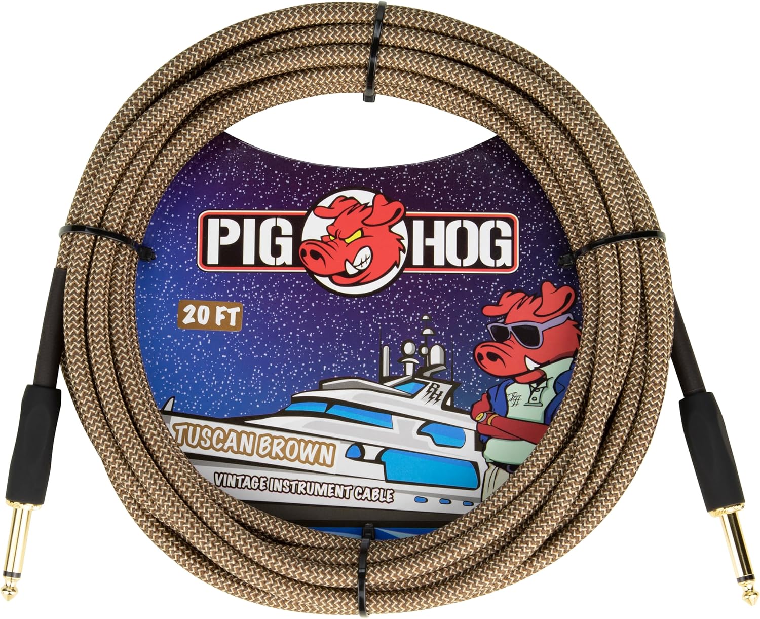 Pig Hog PCH20TBR Instrument Cable 20 Foot