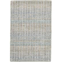 Dash & Albert Geneva Blue Geometric Handwoven Rug, 2x3