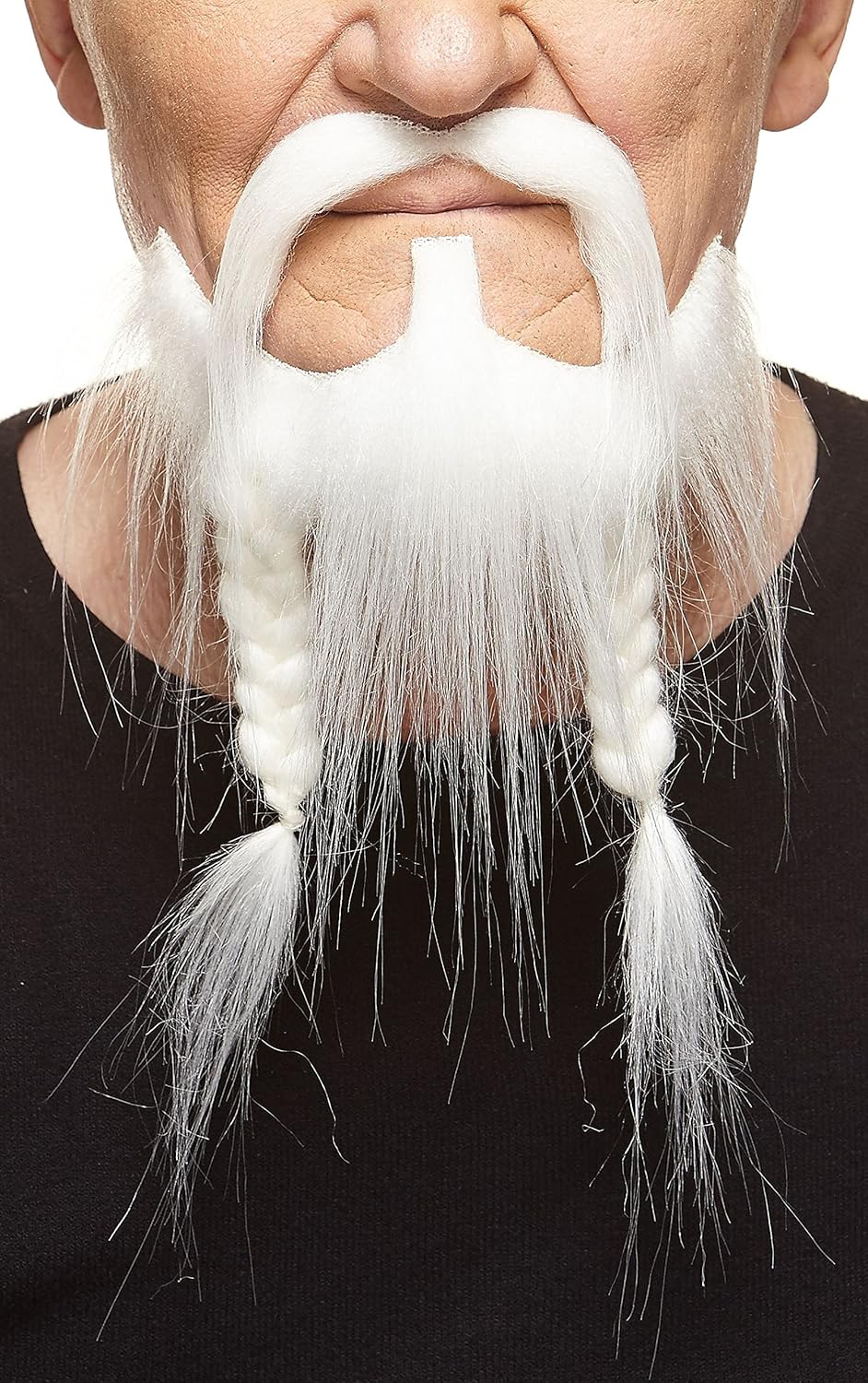 Mustaches Braided, Pirate Fake Beard, Black