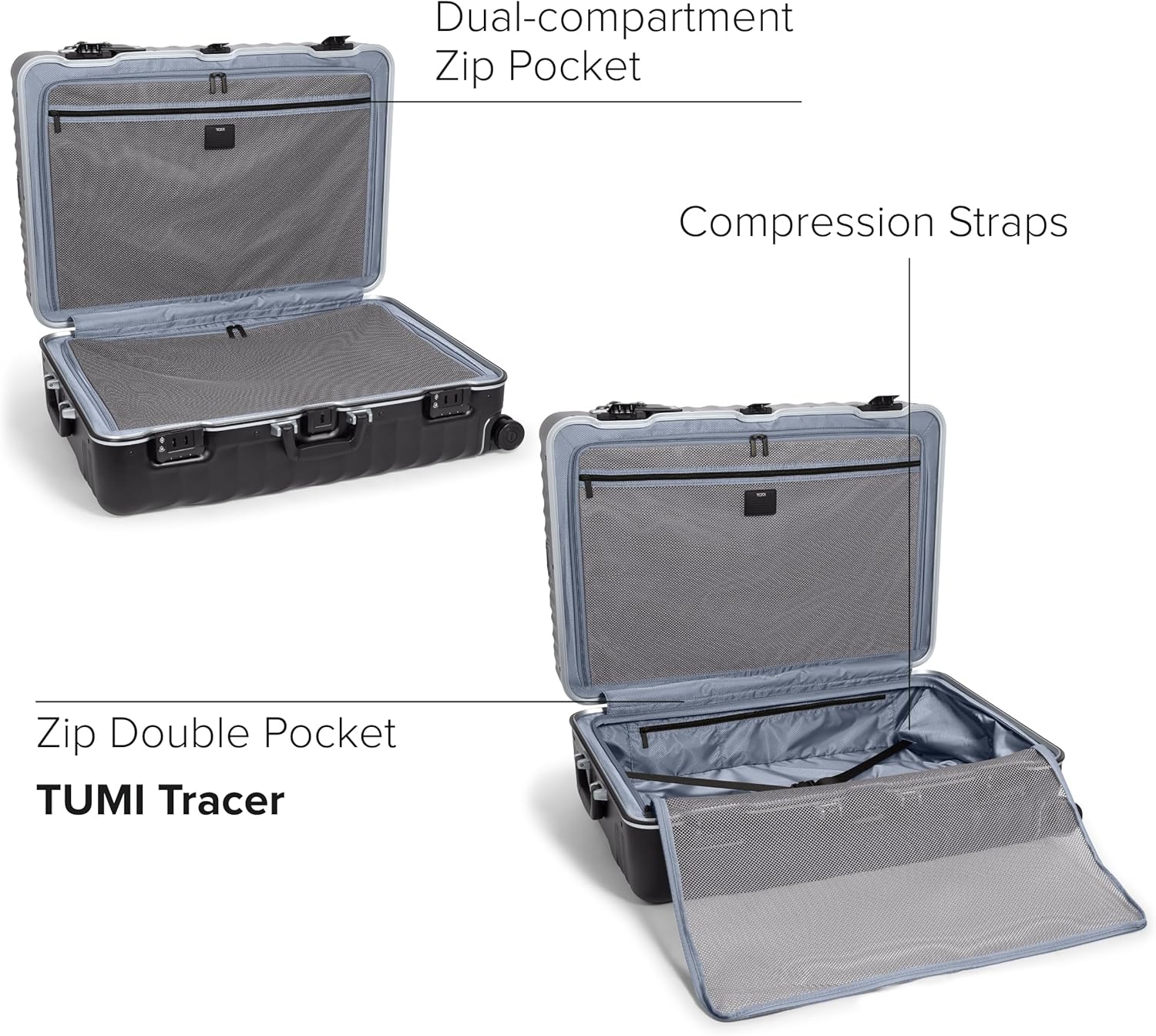 TUMI 19 Degree Frame Extended Trip 4 Wheel Packing Case - Lightweight Suitcase - Hard Shell Luggage - 30.0" X 20.5" X 11.0" - Black Texture