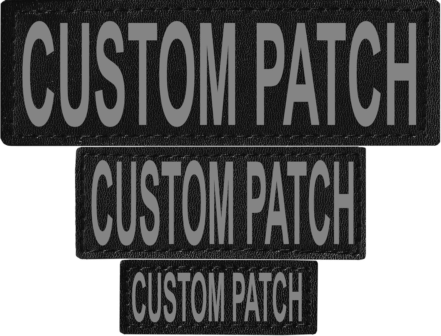 Dogline Custom 3M Reflective Personalized Removable Patch