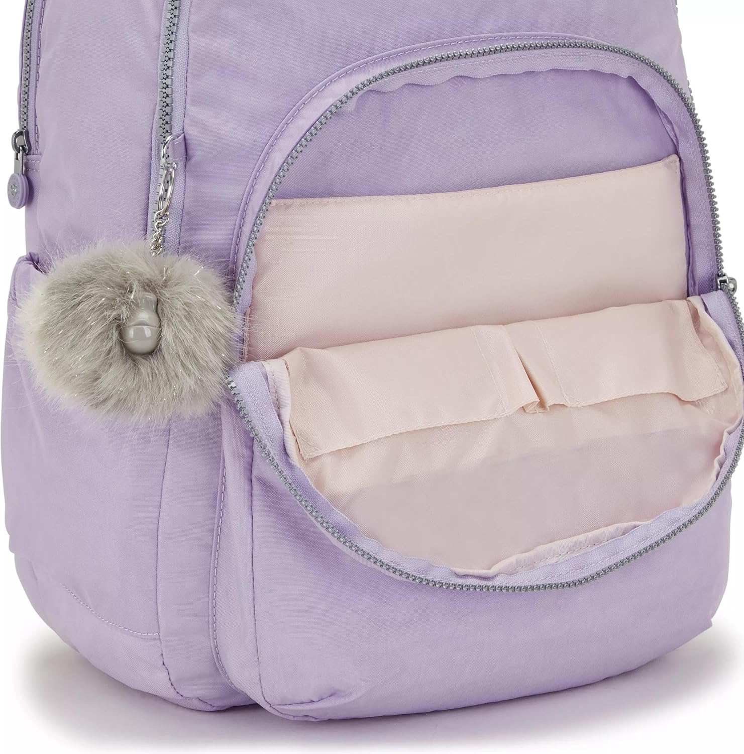 Kipling Seoul Extra Large 17" Laptop Backpack Bridal Lavender - Image 6