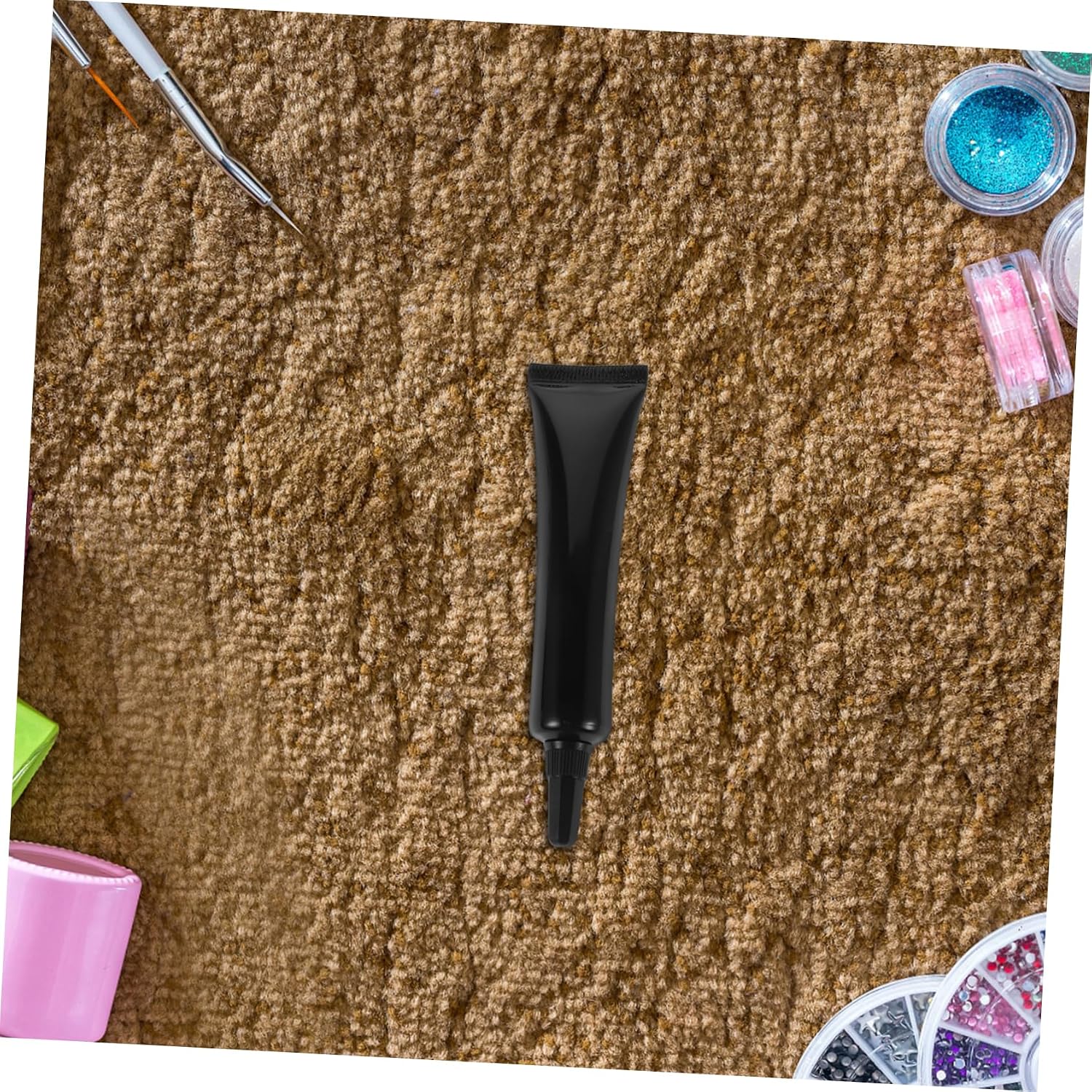 Nail Caulking Glue Bare Strong Adhesive for Professional Press Nails and DIY Manicure No Wash Home and Salon Use