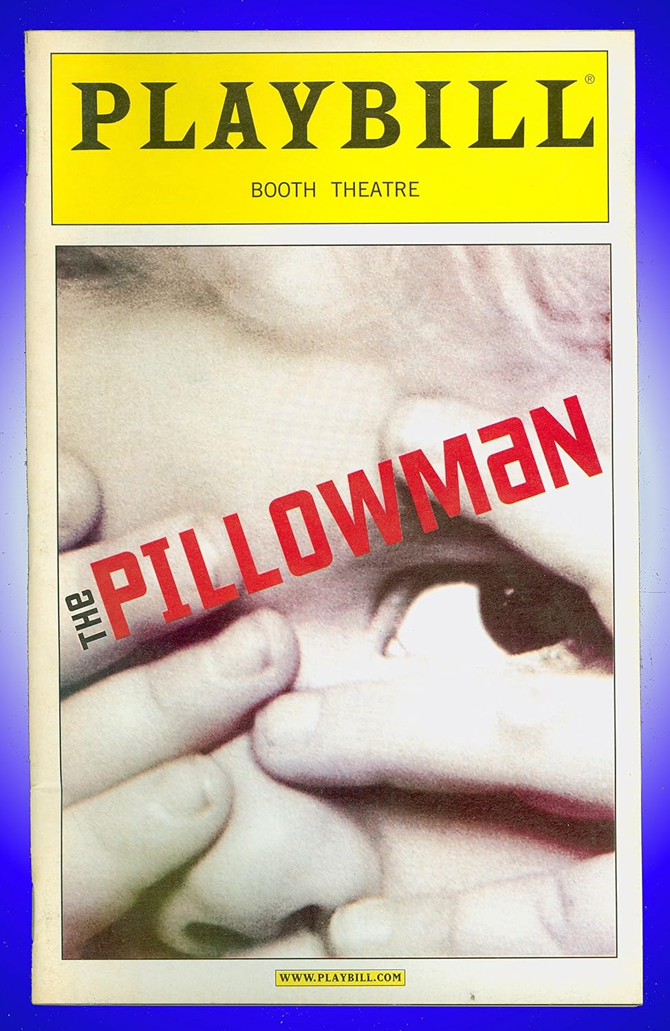 The Pillowman, Broadway playbill + Jeff Goldblum , Zeljko Ivanek