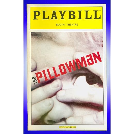 The Pillowman, Broadway playbill + Jeff Goldblum , Zeljko Ivanek , Madeleine Martin