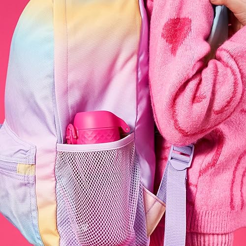 Miniatura 5 de Ion8 Botella de agua para niños, 11.8 fl oz12 onzas, a prueba de fugas, fácil de abrir, bloqueo seguro, apto para lavavajillas, sin BPA, asa de