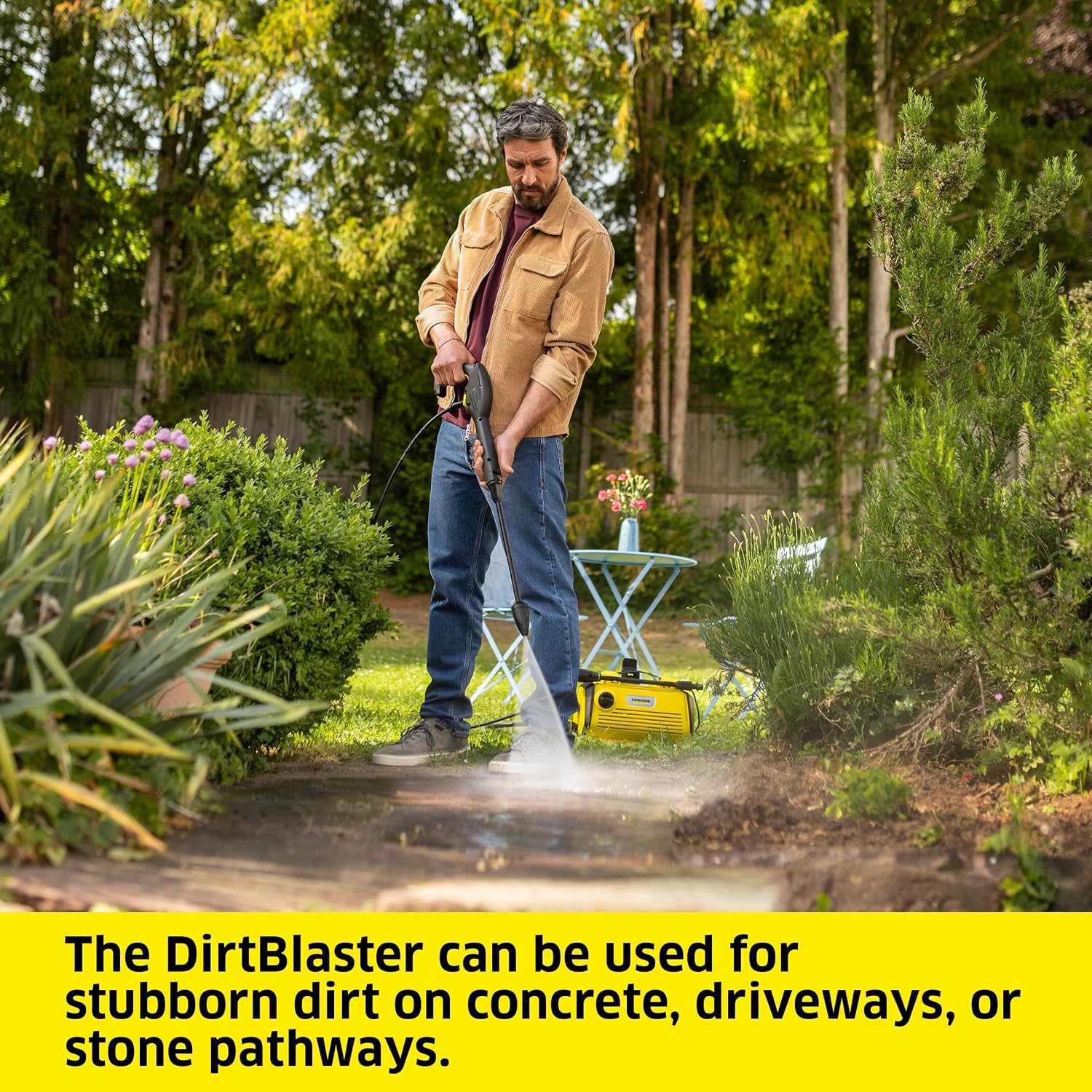 Kärcher Pressure Washer K 3 Horizontal FJ, Vario Power Spray Wand, Dirt Blaster, Foam Cannon -for Cars, Decks, Driveways, Siding, Patios, max. 2100 PSI 1.45 max. GPM