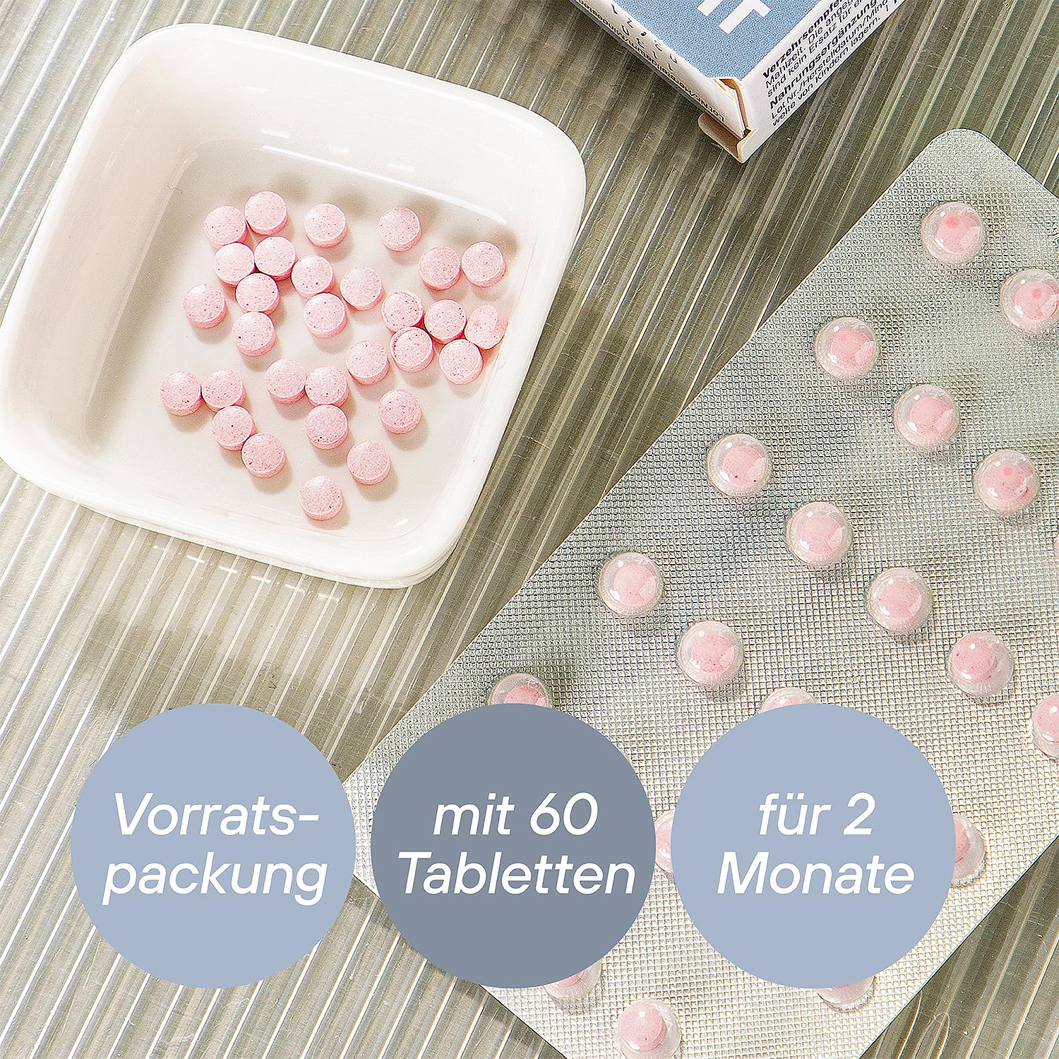 Chrom Tabletten | Nahrungsergänzungsmittel mit Chrompicolinat | Hochdosiert mit 200 mcg Chrom pro Tablette | 60 Tabletten für 2 Monate | EuRho® Vital – Made in Germany