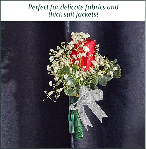 Miniatura 5 de Imanes florales con diseño de ramilletes, broches de ramillete para boda, novia, ramilletes, flores de negocios, ojal, accesorios para hacer flores