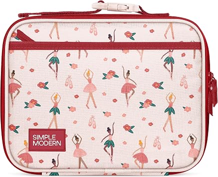 Simple Modern Kids Lunch Box & Insulated Lunch Bag for School | Ballerina