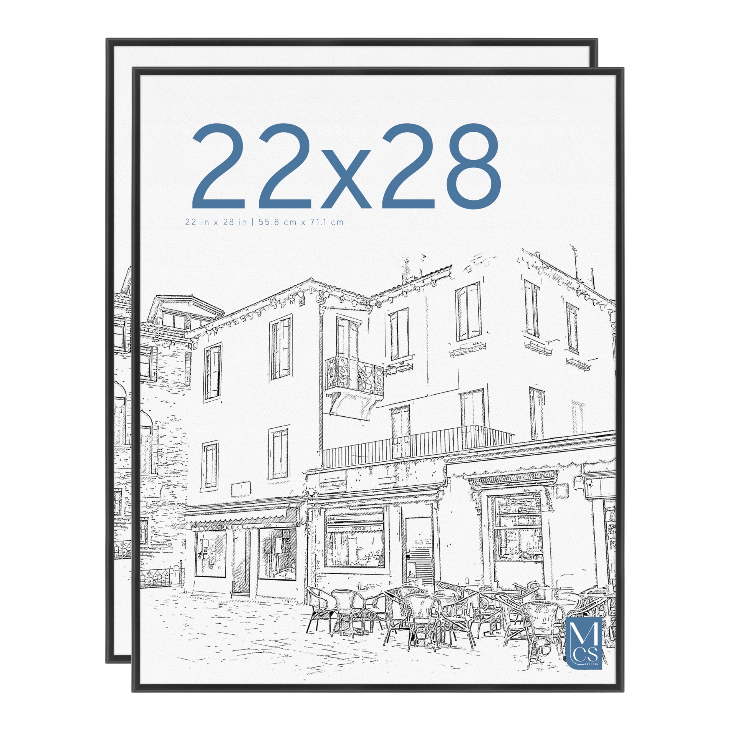 Amazon.com - MCS Original Poster Frame 22x28 Black Lightweight