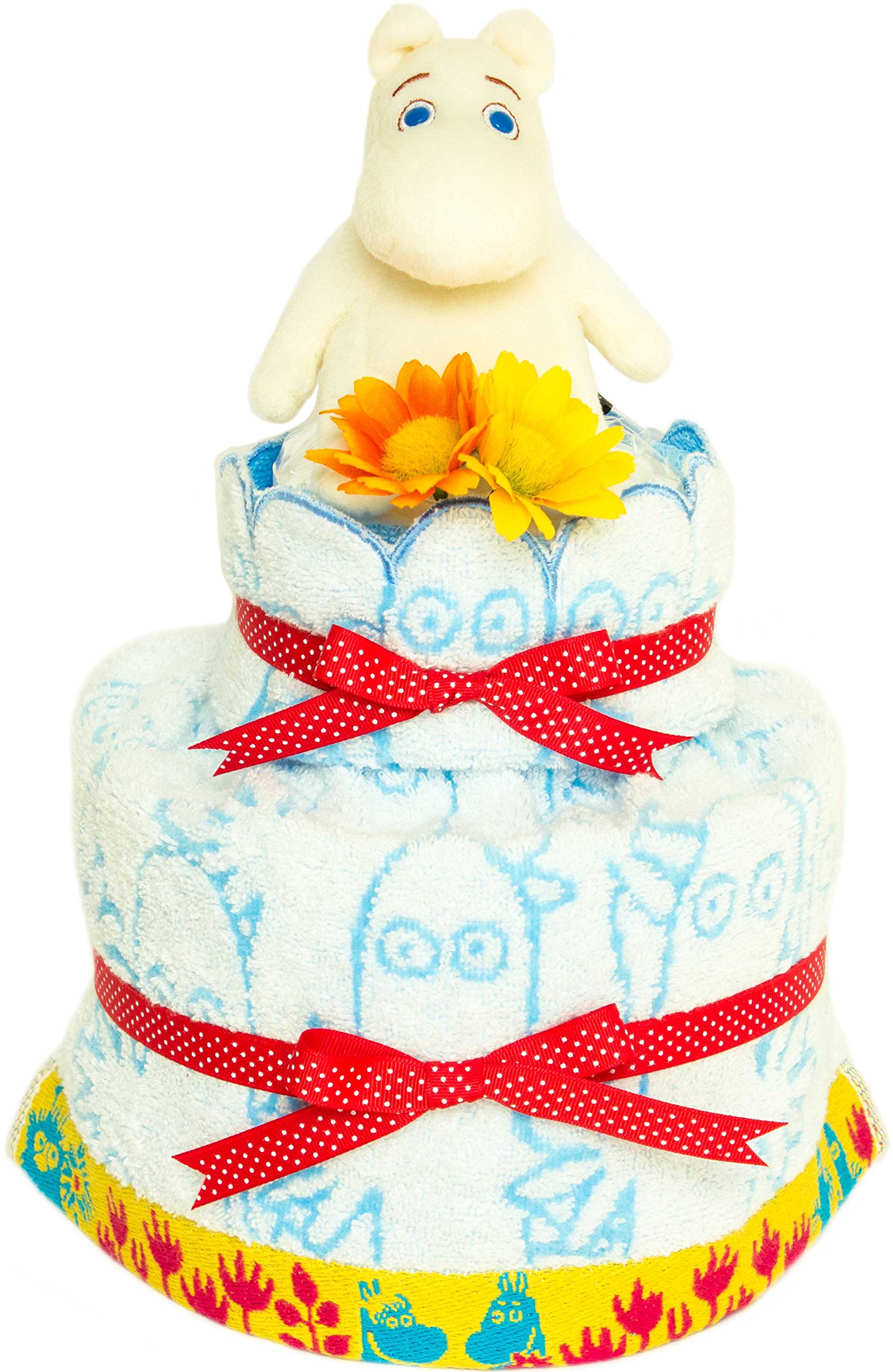 Amazon.co.jp: シンプルでカワイイ ムーミンの おむつケーキ/出産祝い 