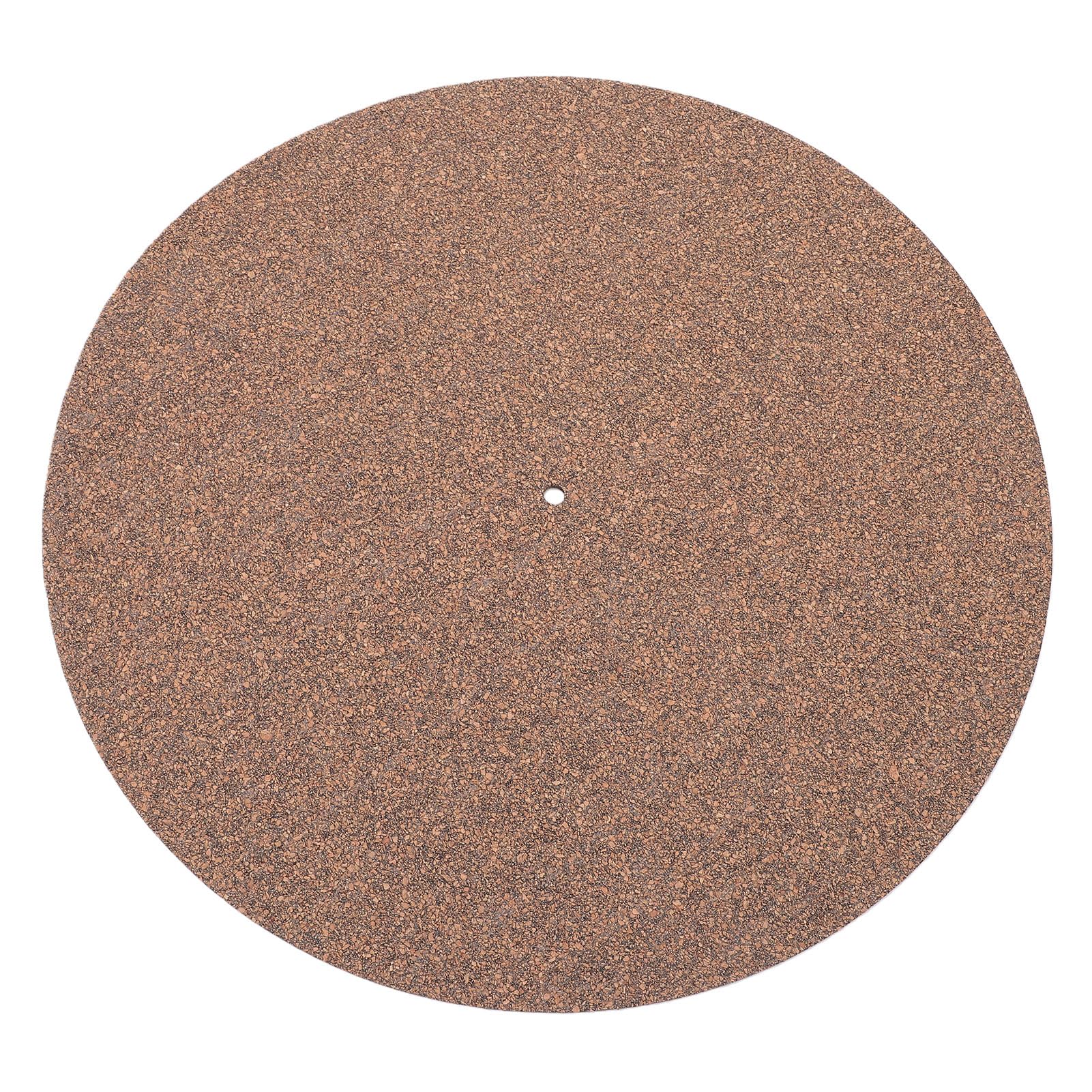 Alfombrilla de Corcho para Tocadiscos, Kit de Limpieza de Discos con Material de Corcho Suave y Solución Limpiadora de 10 Ml, Cepillo de Limpieza de Discos, Kit de para