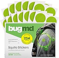 Vista 11 de BugMD Calcomanías de Squito repelente de mosquitos para niños (78 calcomanías), parches repelentes de insectos seguros y eficaces para niños
