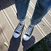 ZGR Womens White Tennis Shoes for Women,Low Tops Lace up Canvas Sneakers 3