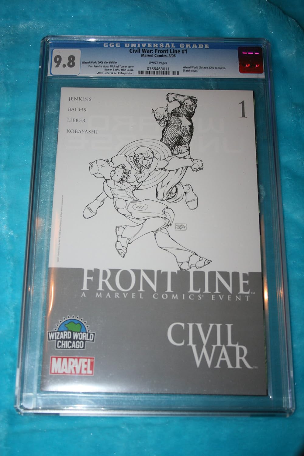 Civil War Frontline 1,Wizard World Chicago M.Turne Sketch