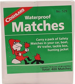 Coghlans Waterproof Matches 10 Pack