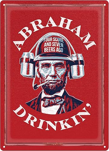 Miniatura 11 de River's Edge Products Letrero de metal retro, 17 x 12 pulgadas, resistente a la intemperie, arte de pared de metal para decoración de interiores